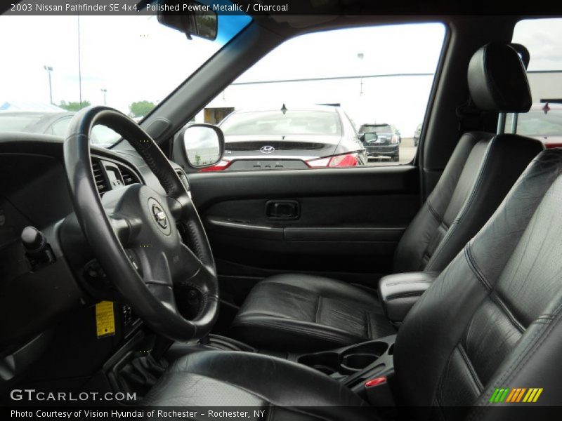 Polished Pewter Metallic / Charcoal 2003 Nissan Pathfinder SE 4x4