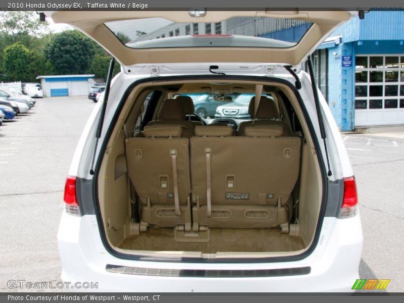 Taffeta White / Beige 2010 Honda Odyssey EX