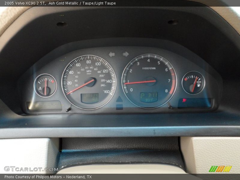  2005 XC90 2.5T 2.5T Gauges