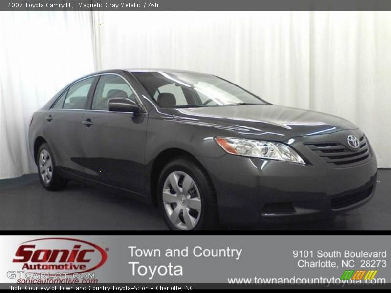 Magnetic Gray Metallic / Ash 2007 Toyota Camry LE