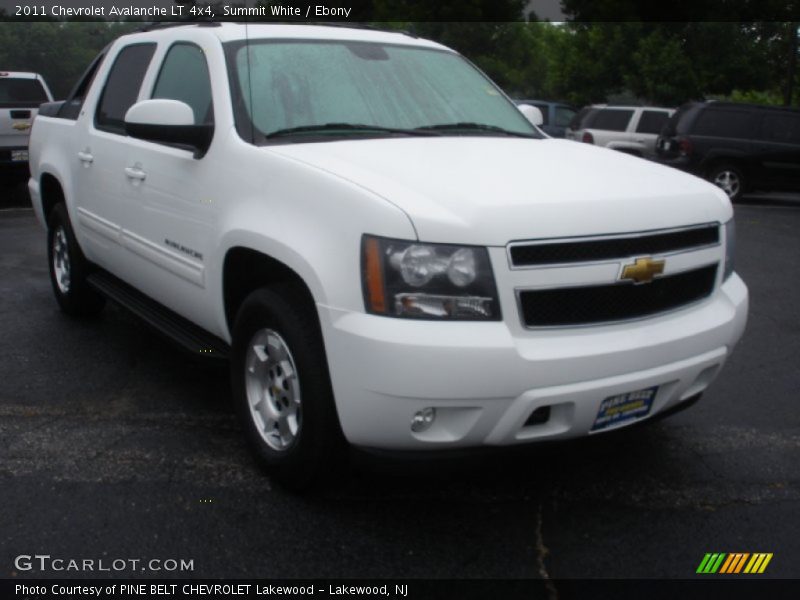 Summit White / Ebony 2011 Chevrolet Avalanche LT 4x4