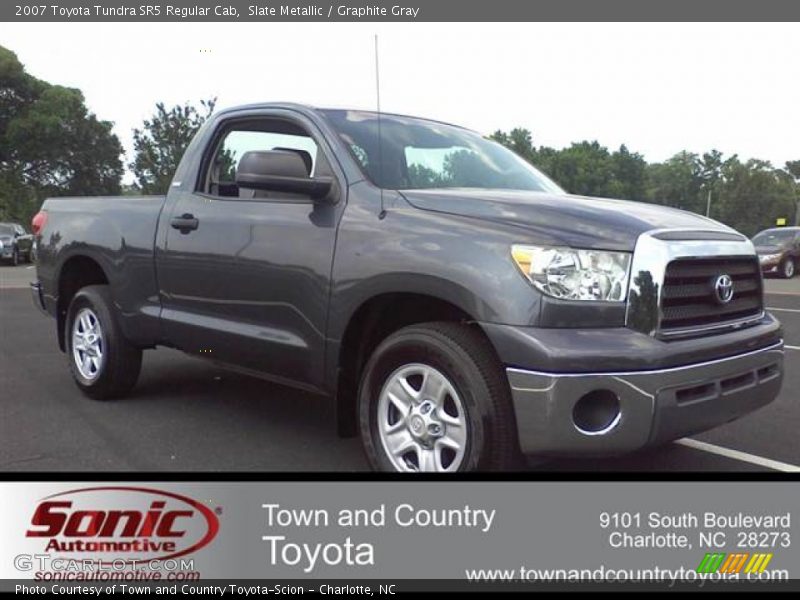 Slate Metallic / Graphite Gray 2007 Toyota Tundra SR5 Regular Cab