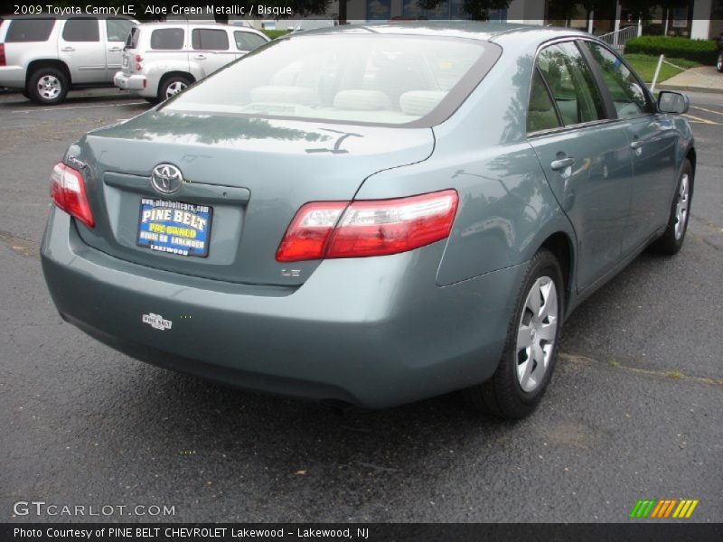 Aloe Green Metallic / Bisque 2009 Toyota Camry LE