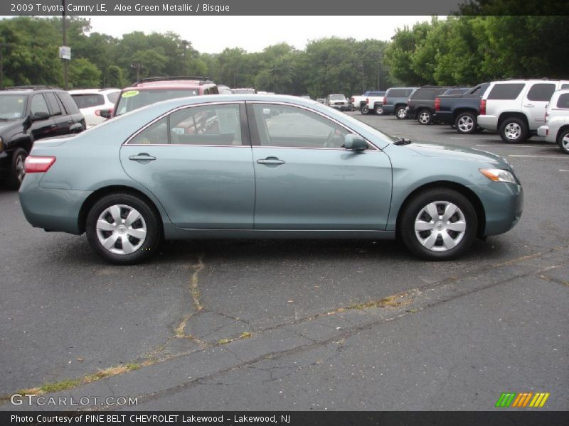 Aloe Green Metallic / Bisque 2009 Toyota Camry LE