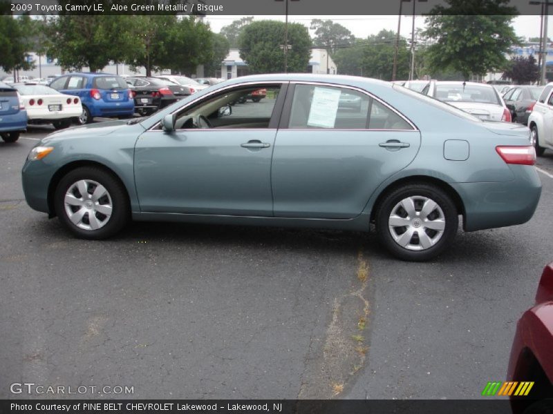 Aloe Green Metallic / Bisque 2009 Toyota Camry LE