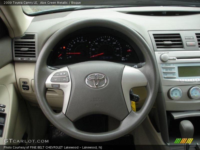 Aloe Green Metallic / Bisque 2009 Toyota Camry LE