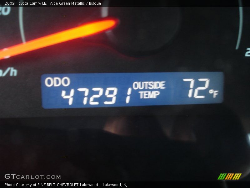 Aloe Green Metallic / Bisque 2009 Toyota Camry LE