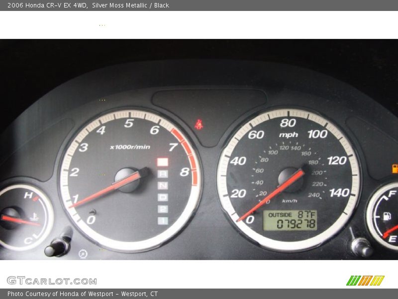 Silver Moss Metallic / Black 2006 Honda CR-V EX 4WD