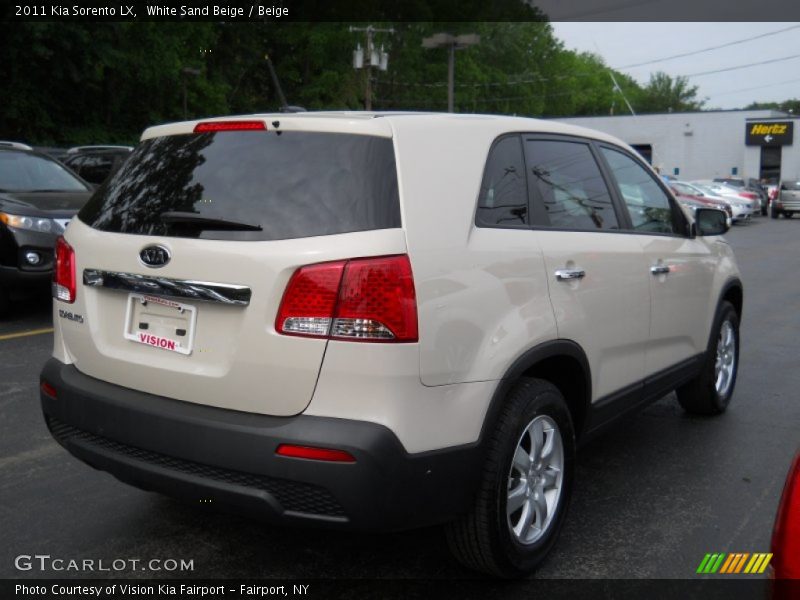 White Sand Beige / Beige 2011 Kia Sorento LX