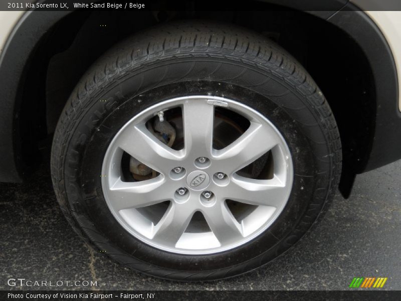 White Sand Beige / Beige 2011 Kia Sorento LX