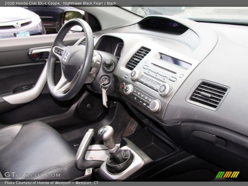 Controls of 2008 Civic EX-L Coupe