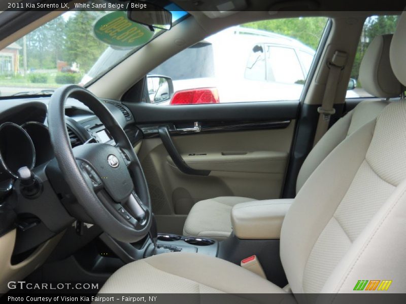White Sand Beige / Beige 2011 Kia Sorento LX