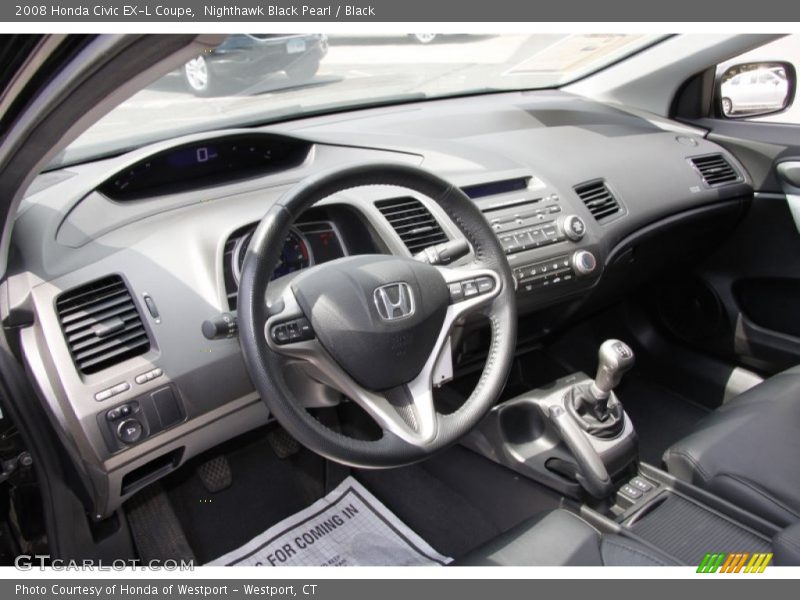 Dashboard of 2008 Civic EX-L Coupe