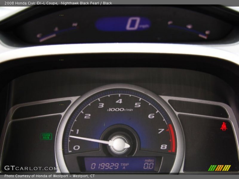  2008 Civic EX-L Coupe EX-L Coupe Gauges