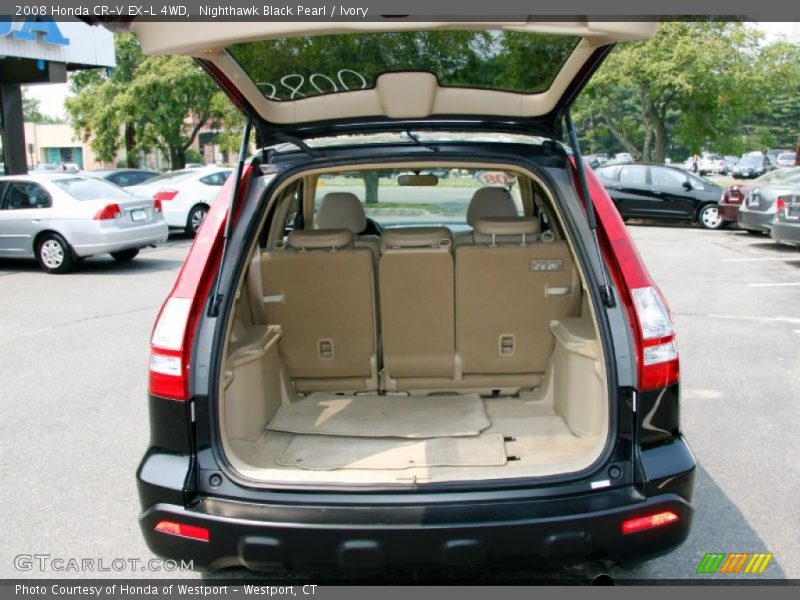 Nighthawk Black Pearl / Ivory 2008 Honda CR-V EX-L 4WD