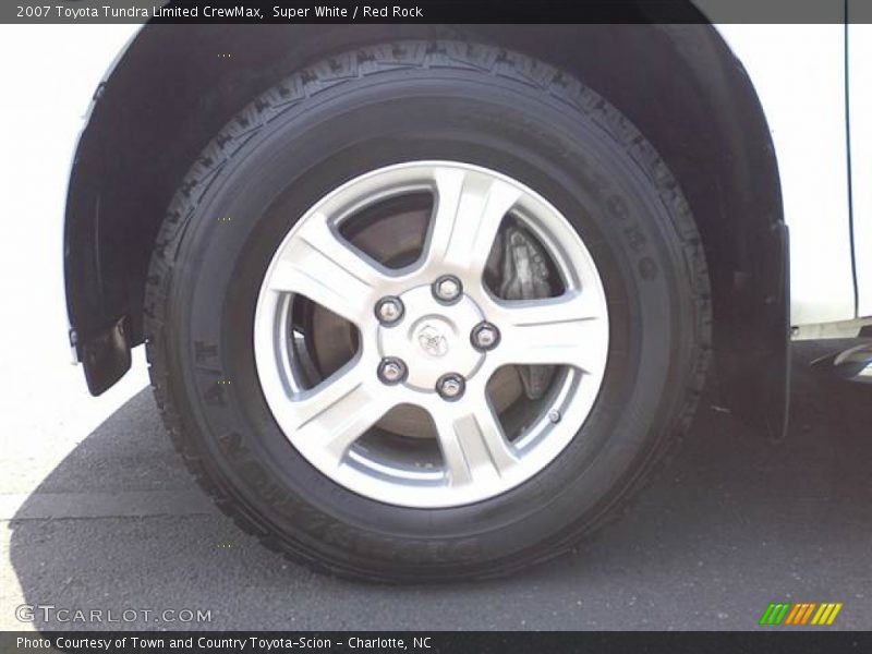 Super White / Red Rock 2007 Toyota Tundra Limited CrewMax