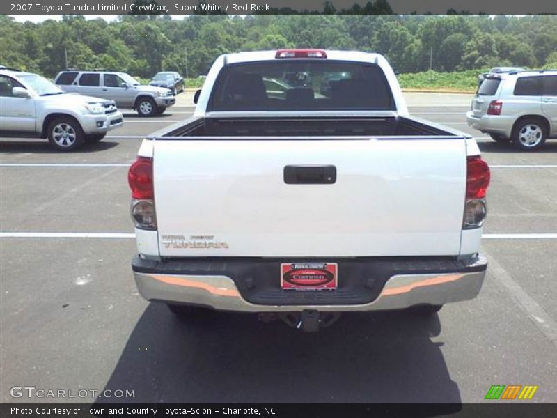 Super White / Red Rock 2007 Toyota Tundra Limited CrewMax