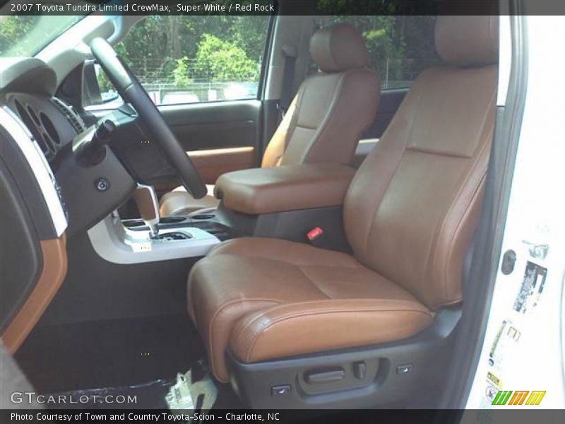  2007 Tundra Limited CrewMax Red Rock Interior