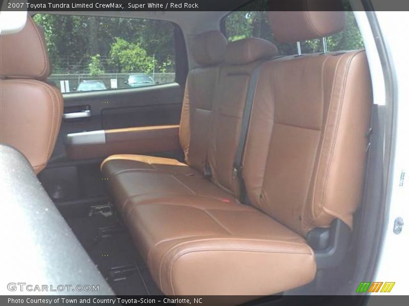  2007 Tundra Limited CrewMax Red Rock Interior