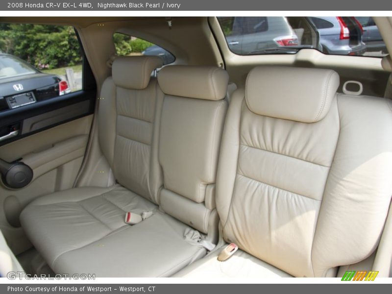 Nighthawk Black Pearl / Ivory 2008 Honda CR-V EX-L 4WD