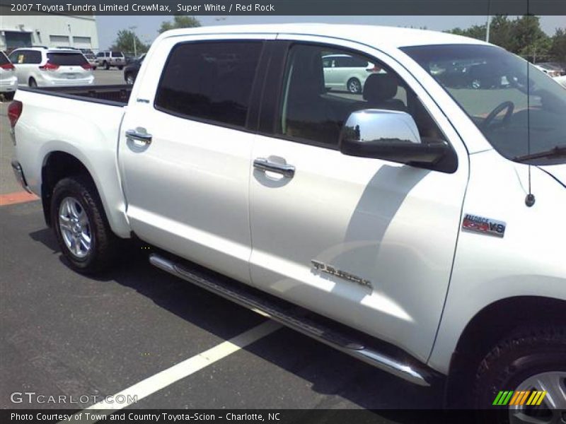 Super White / Red Rock 2007 Toyota Tundra Limited CrewMax