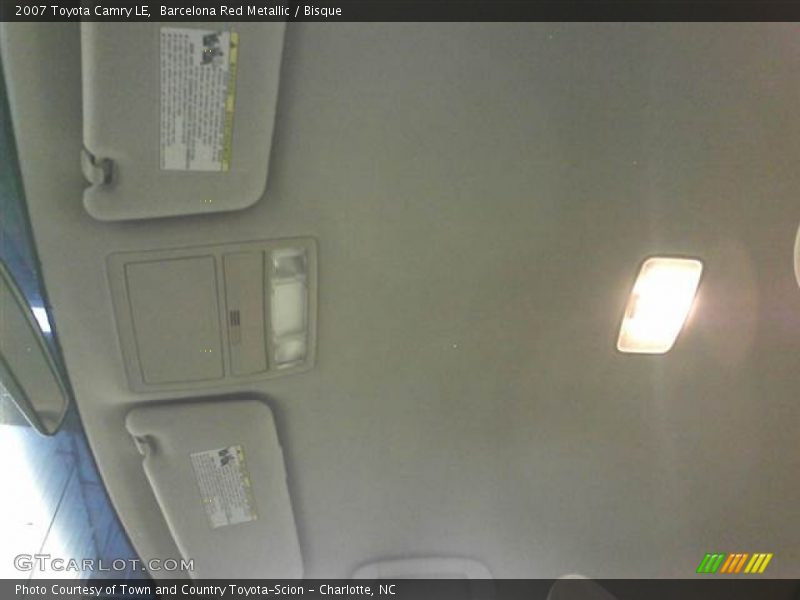 Barcelona Red Metallic / Bisque 2007 Toyota Camry LE