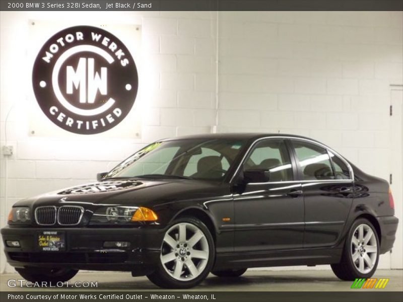 Jet Black / Sand 2000 BMW 3 Series 328i Sedan