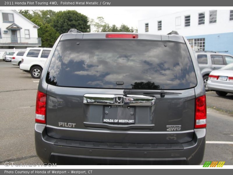 Polished Metal Metallic / Gray 2011 Honda Pilot Touring 4WD