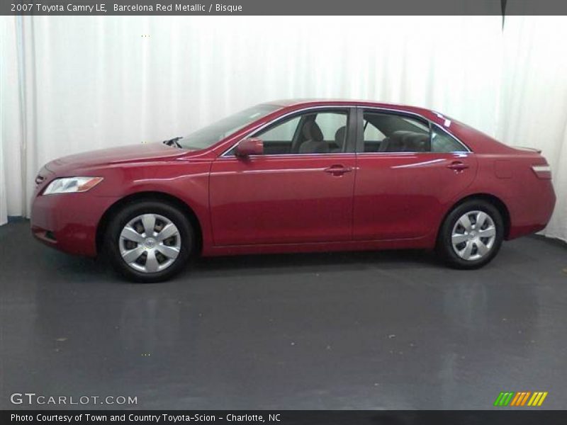 Barcelona Red Metallic / Bisque 2007 Toyota Camry LE