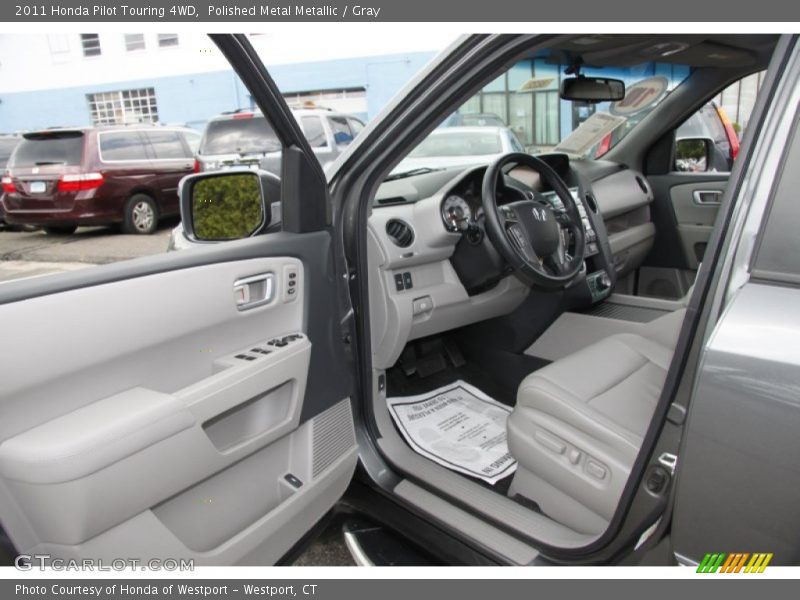 Polished Metal Metallic / Gray 2011 Honda Pilot Touring 4WD