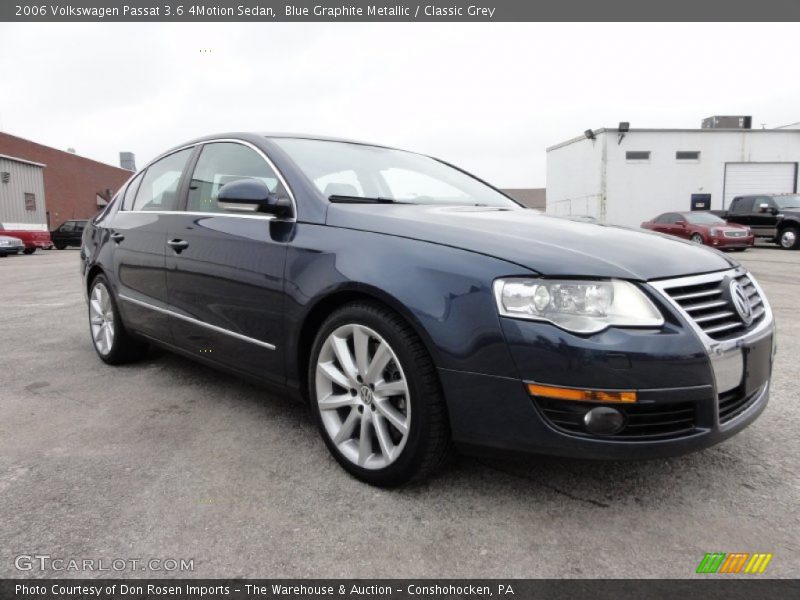 Blue Graphite Metallic / Classic Grey 2006 Volkswagen Passat 3.6 4Motion Sedan