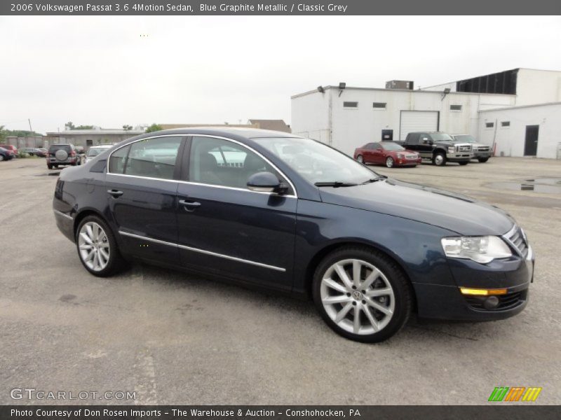 Blue Graphite Metallic / Classic Grey 2006 Volkswagen Passat 3.6 4Motion Sedan
