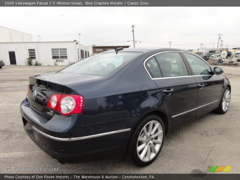 Blue Graphite Metallic / Classic Grey 2006 Volkswagen Passat 3.6 4Motion Sedan