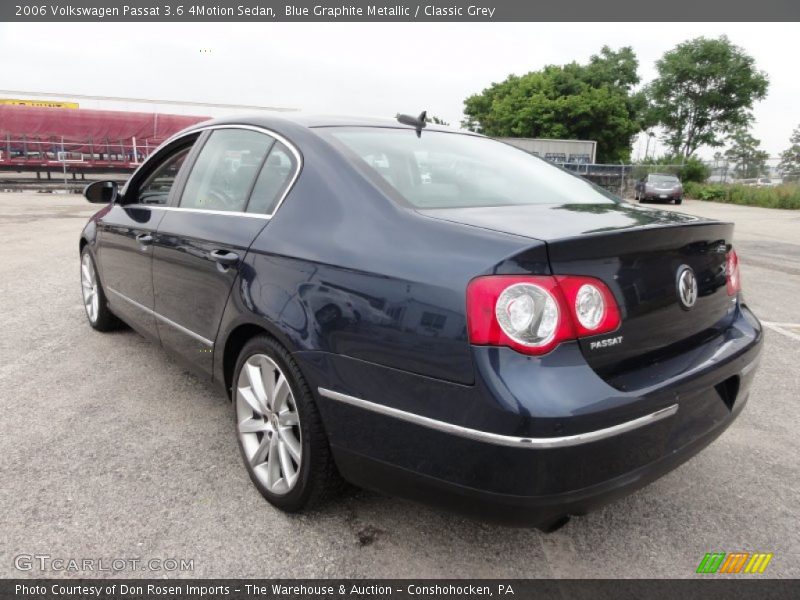  2006 Passat 3.6 4Motion Sedan Blue Graphite Metallic