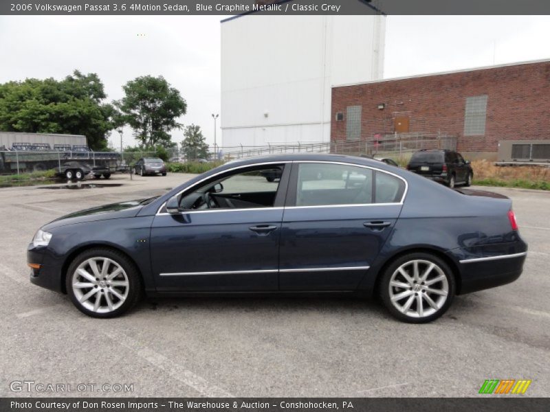 Blue Graphite Metallic / Classic Grey 2006 Volkswagen Passat 3.6 4Motion Sedan