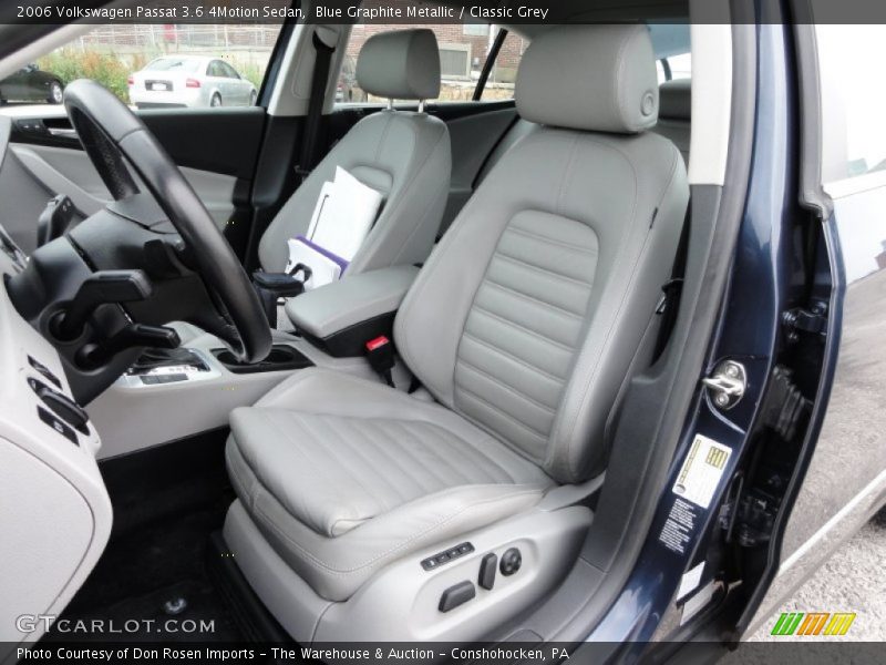  2006 Passat 3.6 4Motion Sedan Classic Grey Interior