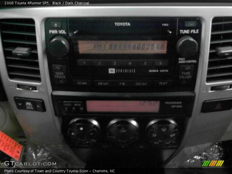 Black / Dark Charcoal 2008 Toyota 4Runner SR5