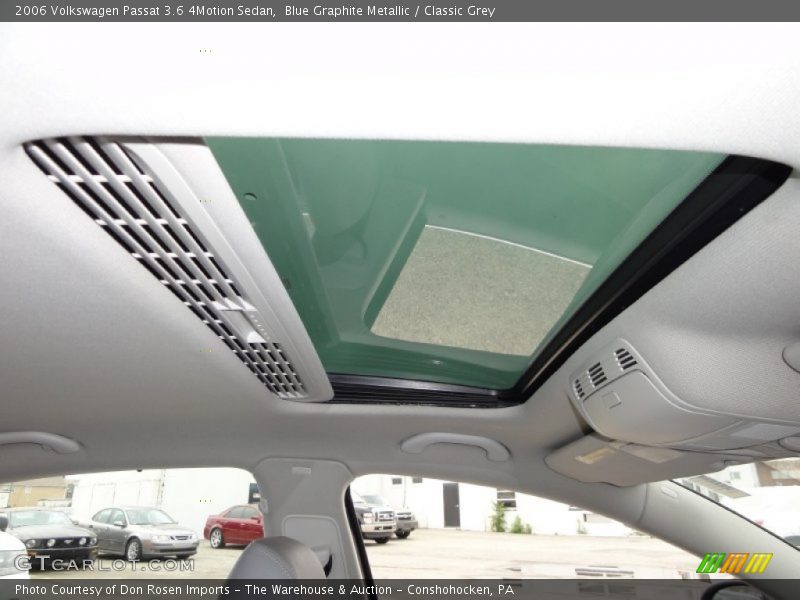 Sunroof of 2006 Passat 3.6 4Motion Sedan