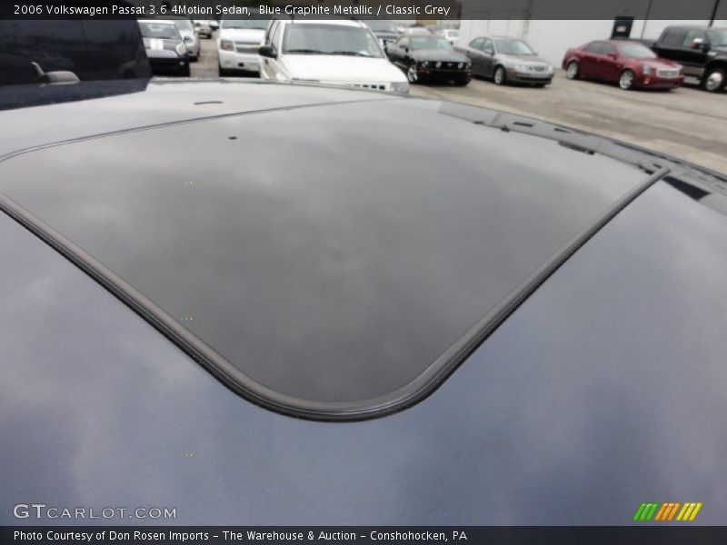 Sunroof of 2006 Passat 3.6 4Motion Sedan