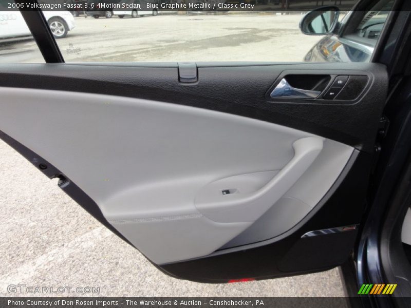 Blue Graphite Metallic / Classic Grey 2006 Volkswagen Passat 3.6 4Motion Sedan