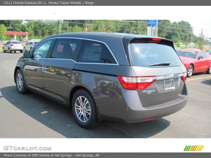 Smoky Topaz Metallic / Beige 2011 Honda Odyssey EX-L