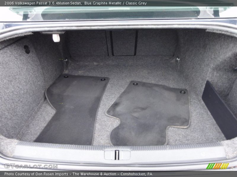  2006 Passat 3.6 4Motion Sedan Trunk