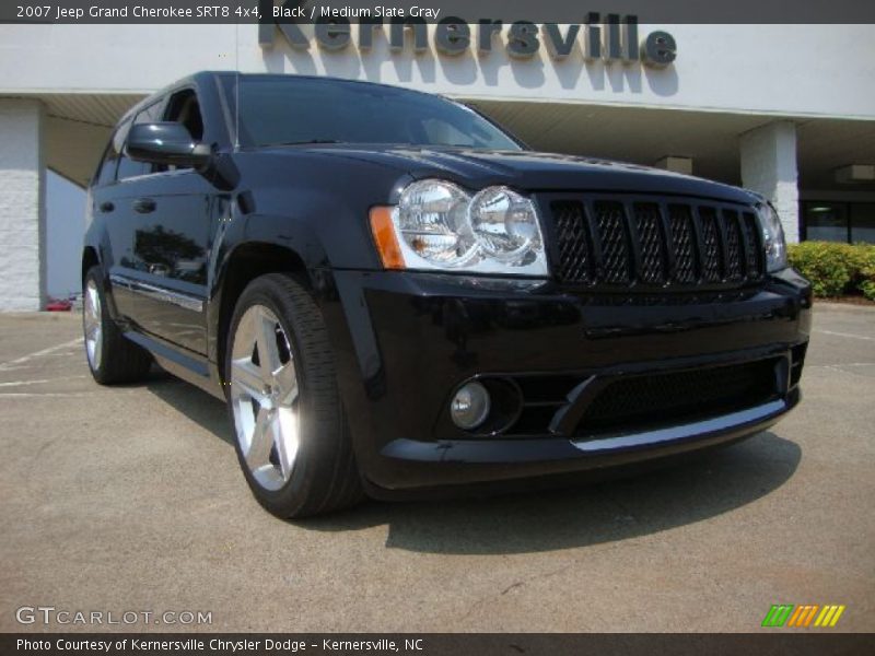 Black / Medium Slate Gray 2007 Jeep Grand Cherokee SRT8 4x4