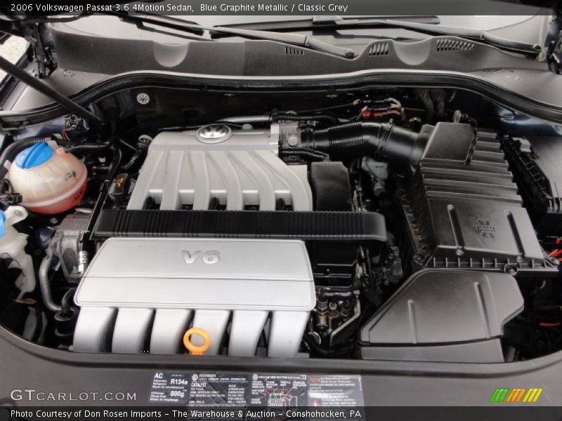  2006 Passat 3.6 4Motion Sedan Engine - 3.6L DOHC 24V V6
