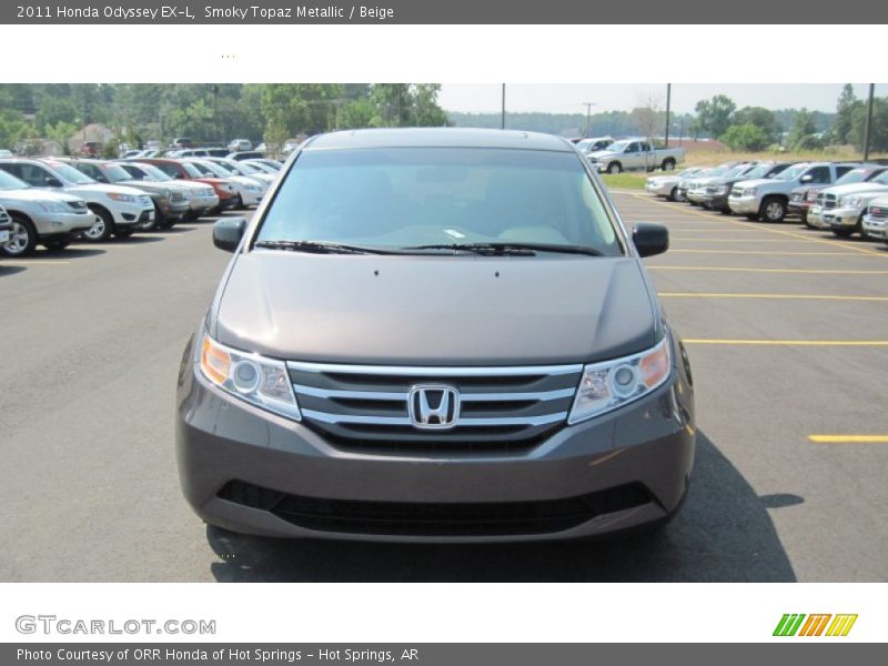 Smoky Topaz Metallic / Beige 2011 Honda Odyssey EX-L