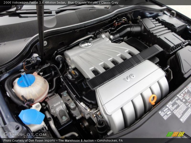  2006 Passat 3.6 4Motion Sedan Engine - 3.6L DOHC 24V V6