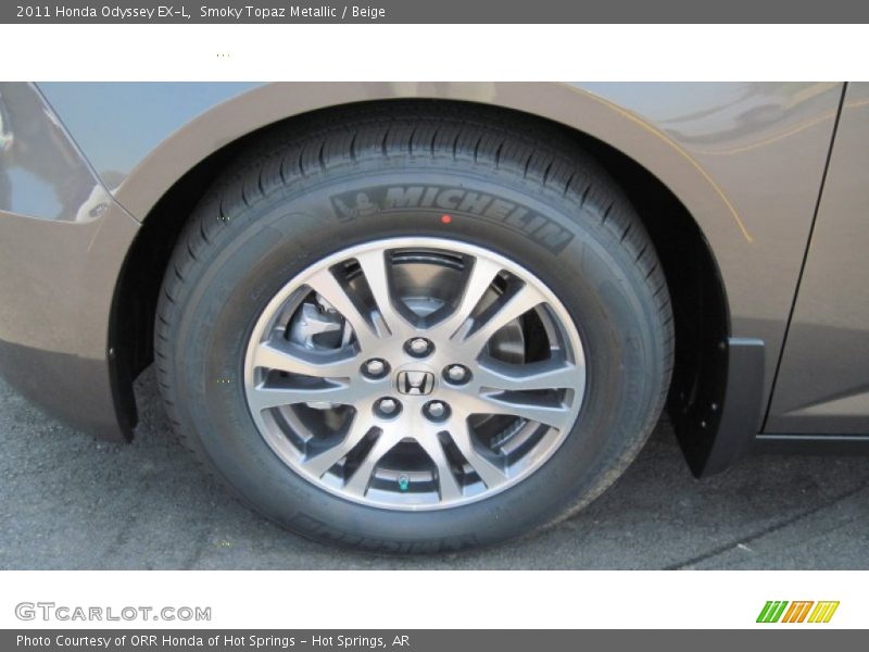 Smoky Topaz Metallic / Beige 2011 Honda Odyssey EX-L