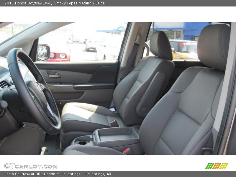 Smoky Topaz Metallic / Beige 2011 Honda Odyssey EX-L