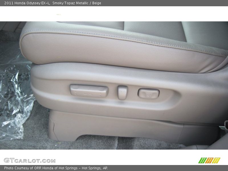Smoky Topaz Metallic / Beige 2011 Honda Odyssey EX-L