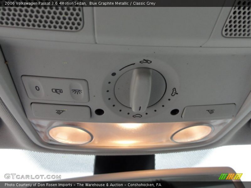 Controls of 2006 Passat 3.6 4Motion Sedan